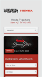 Mobile Screenshot of hondatygerberg.co.za